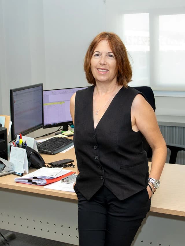 Carmen Cortés del Departamento de Administración de EAM